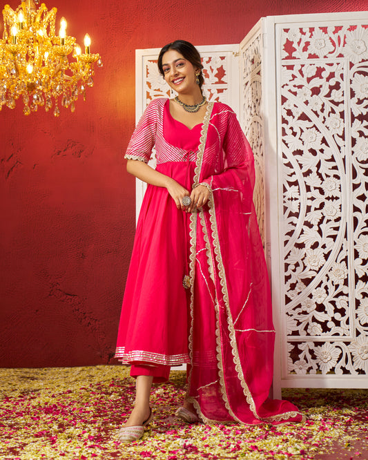 Inaya Cotton Gotapatti Suit Set