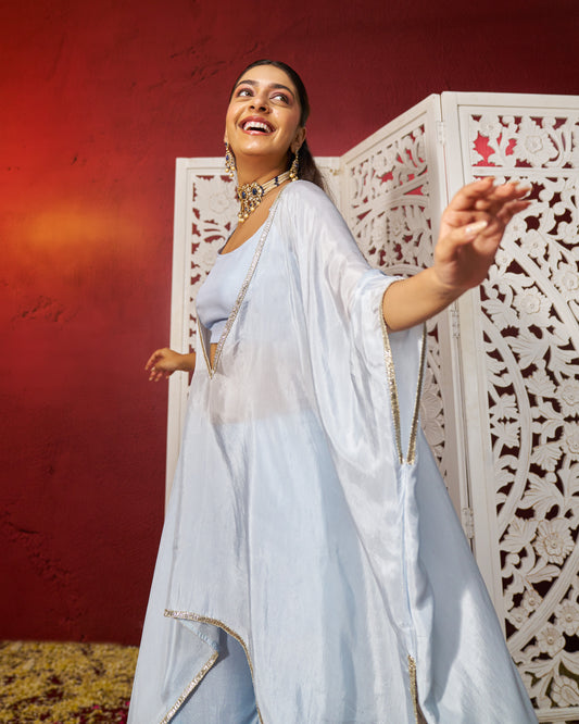 Mehr Silk Gotapatti Coord Set