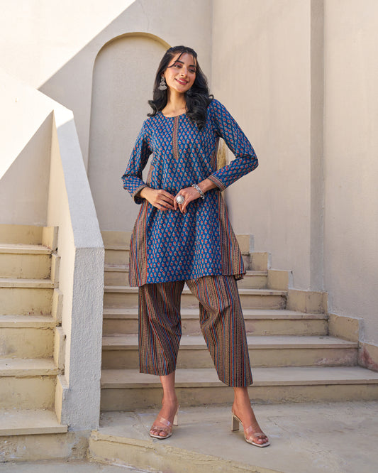 Natural Ease Handblock Coord Set