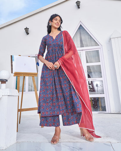Heritage Print Handblock Suit Set