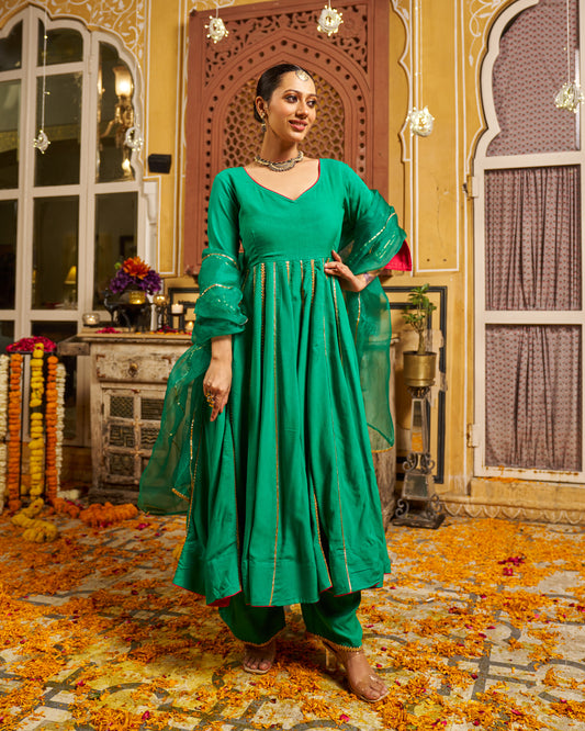 Mehar Rayon Gotapatti Suit Set
